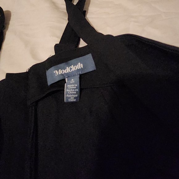 Modcloth Overall Winner Jumper, Black - Picture 3 of 4